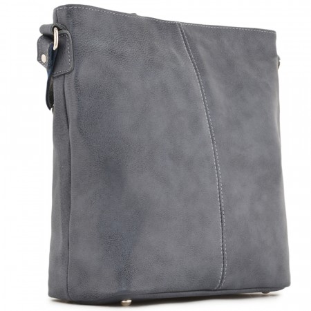 Женская кожаная сумка "Долорес" (джинс)