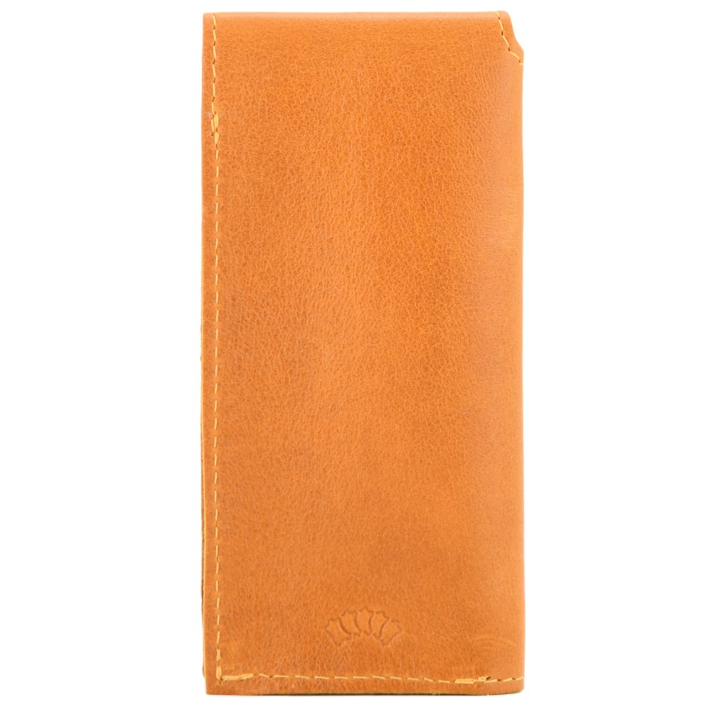 Кожаный футляр для очков "Марокко" (желтый)