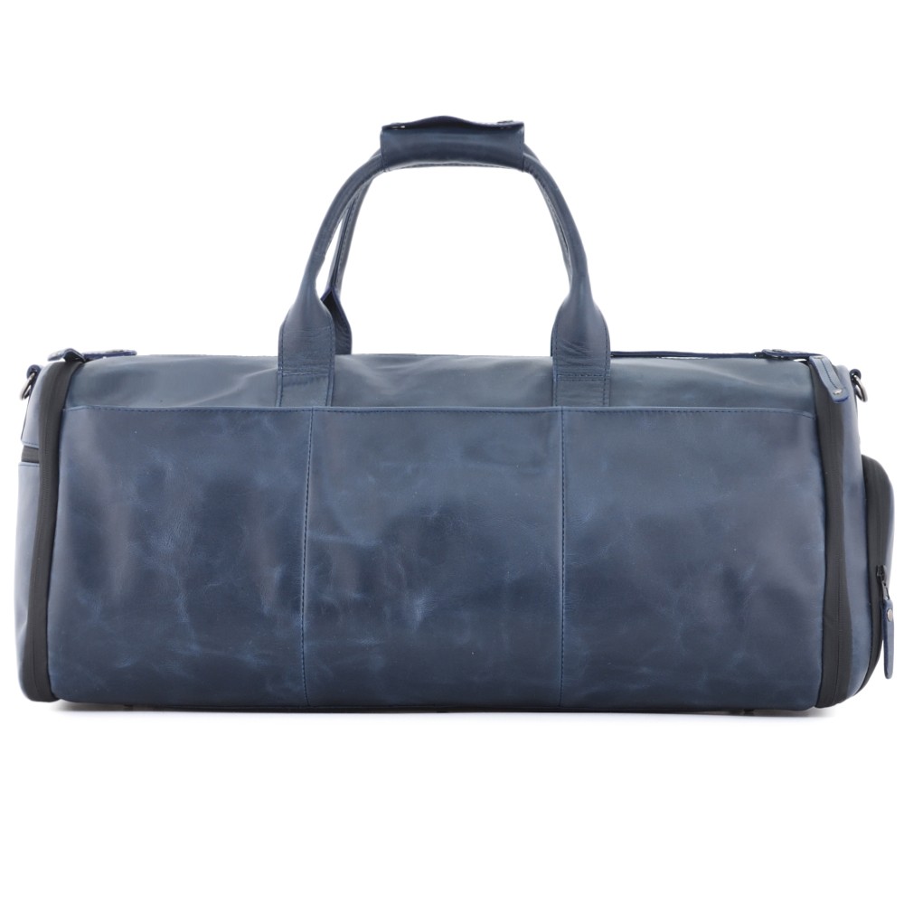 Кожаная сумка-портплед "Титан" (синий)