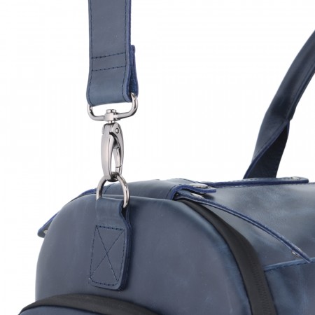 Кожаная сумка-портплед "Титан" (синий)