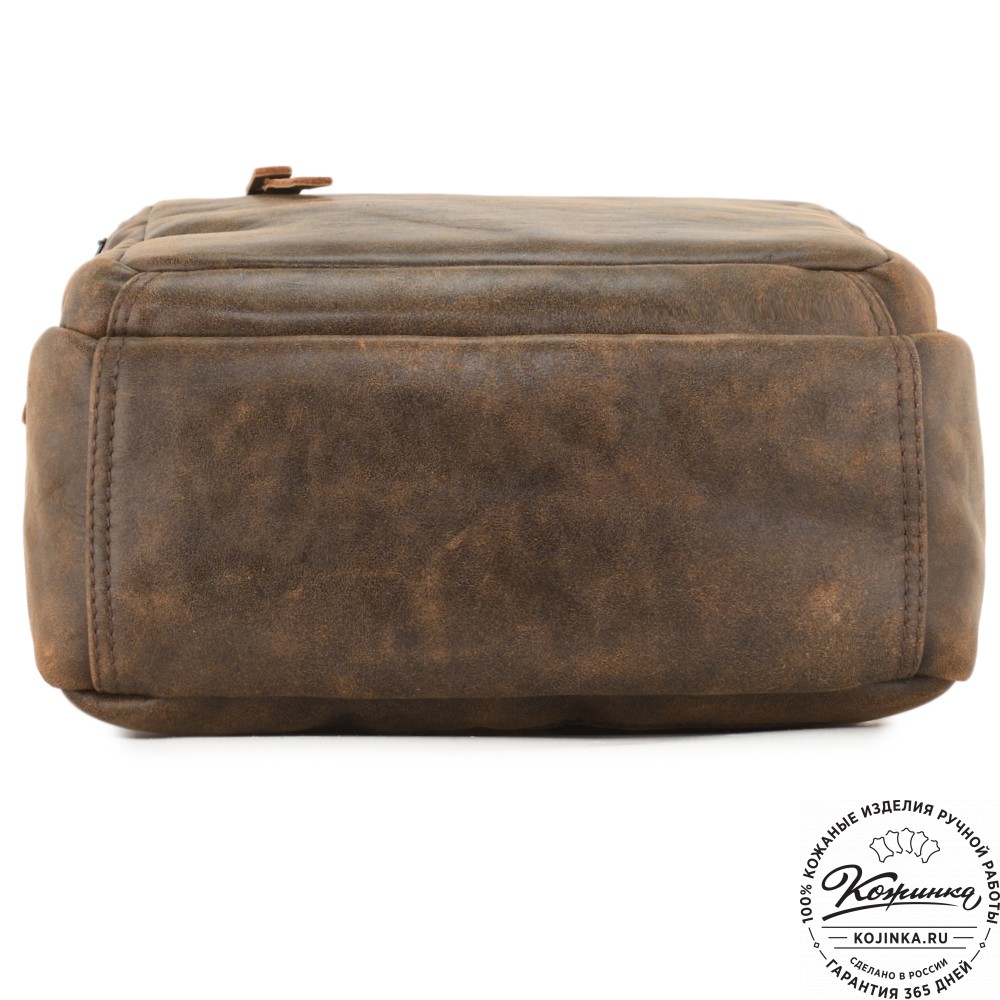 Мужской кожаный рюкзак "Джарвис" (коричневая наппа)