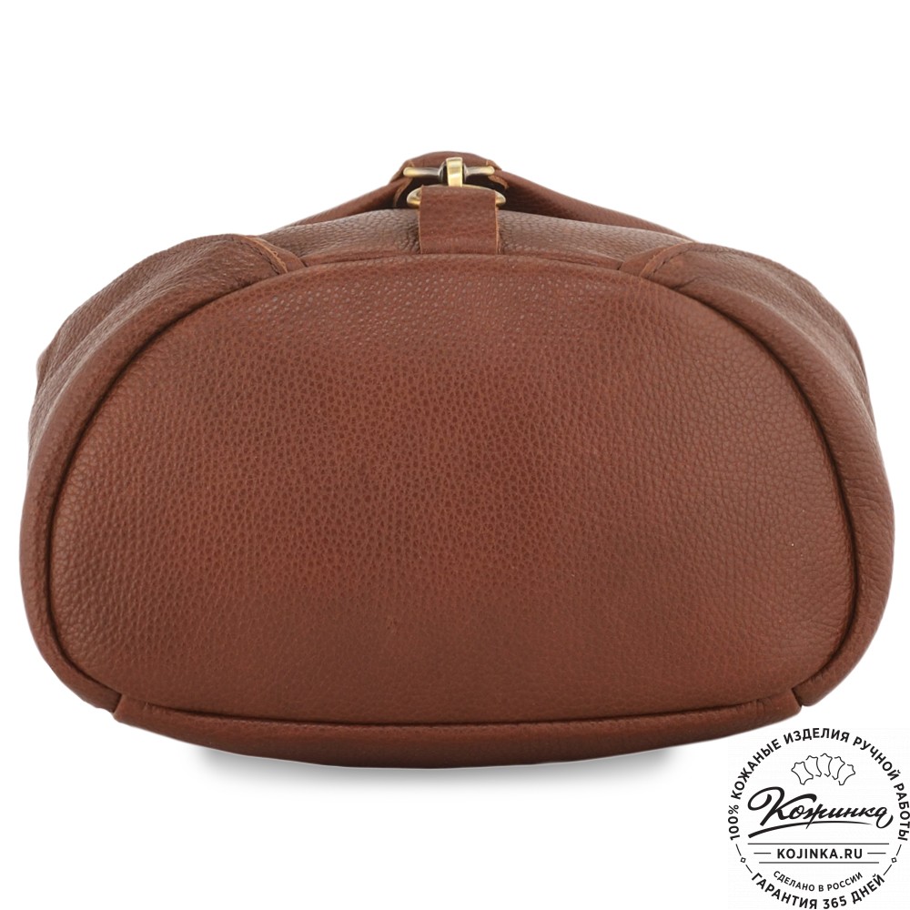 Женский кожаный рюкзак "Афродита" (фактура коричневый)