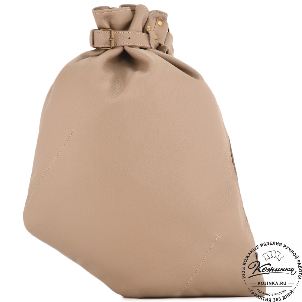 Кожаный рюкзак "Селена" (капучино)