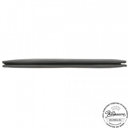 Кожаное портмоне Санкт-Петербург (черное гладкое)