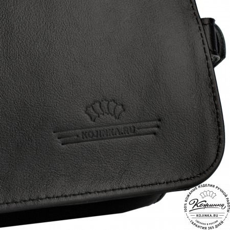 Кожаный портфель "Арамис" (черный)