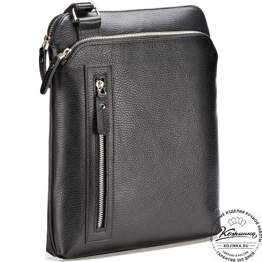 Кожаная сумка "Дороти" (чёрная)