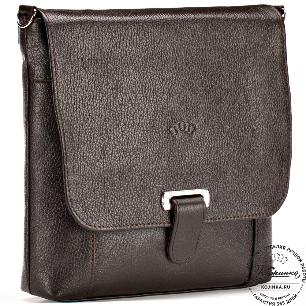 Кожаная сумка "Дуглас" (коричневая)