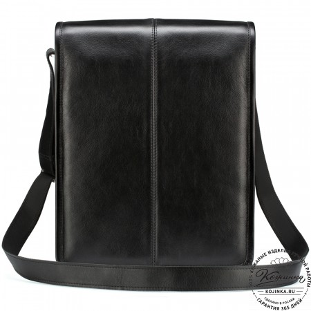 Кожаная сумка "Митчел" (чёрная)