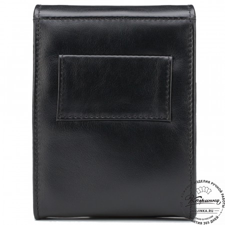 Кожаная сумка "Чикаго" (чёрная)