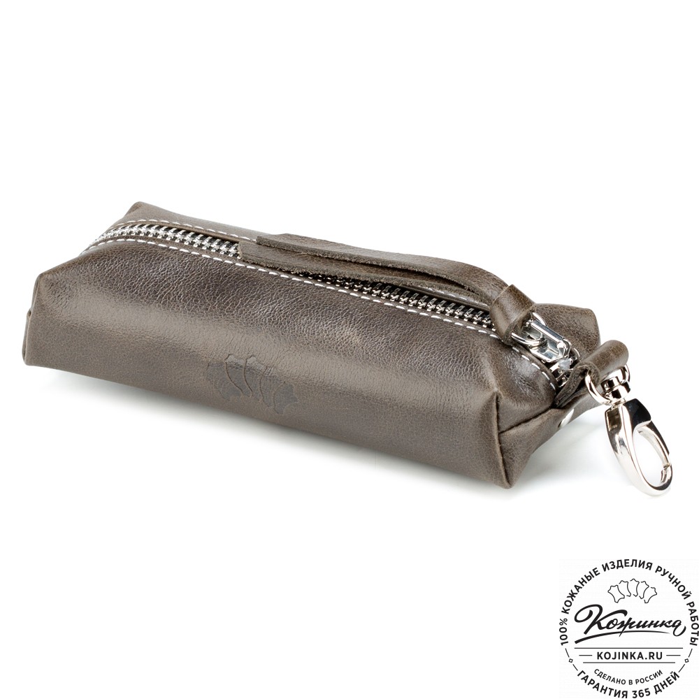 Кожаная ключница "Мадрид" (оливковая)