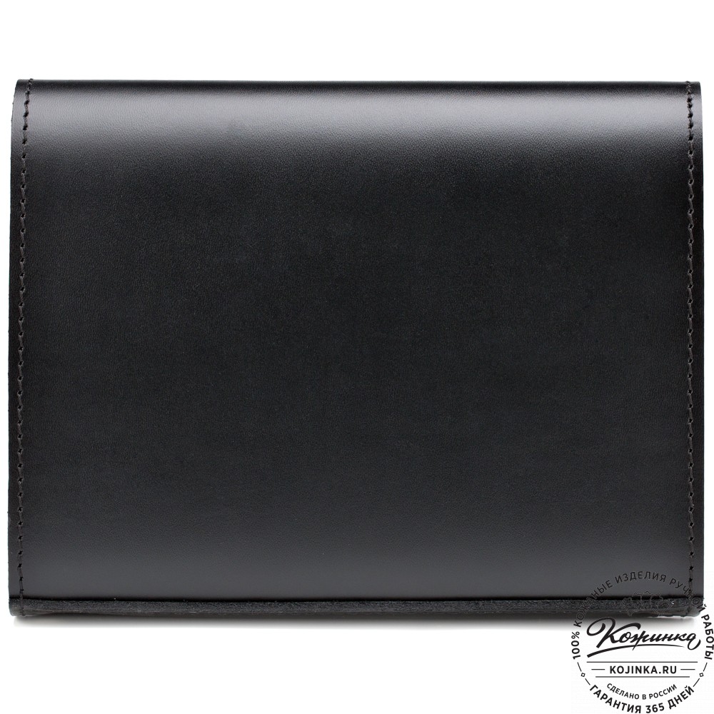 Кожаный ежедневник на кольцах "Самуэль" (чёрный)