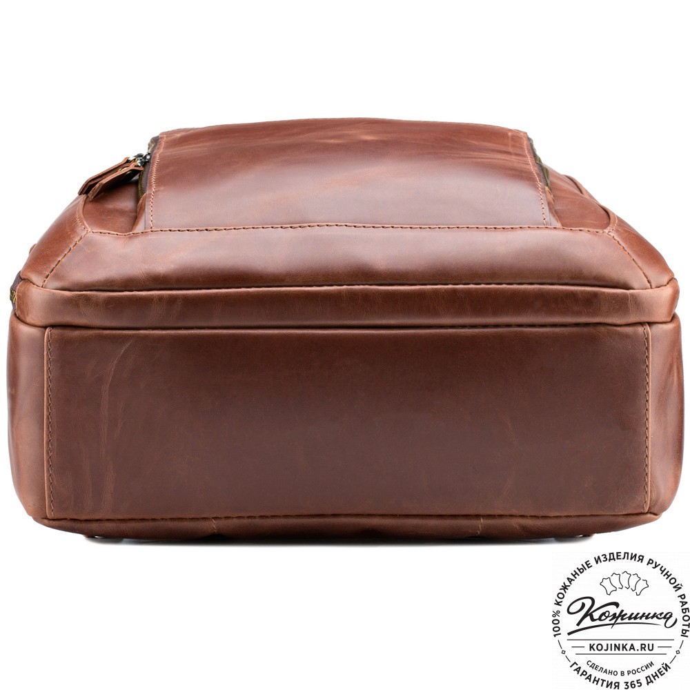 Кожаный рюкзак "Марвин" (коричневый воск)