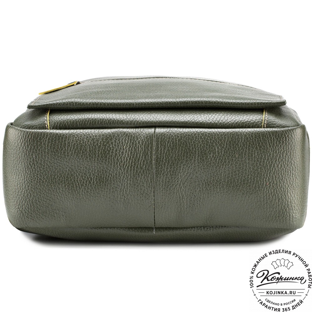 Кожаный рюкзак "Джессика" (оливковый)