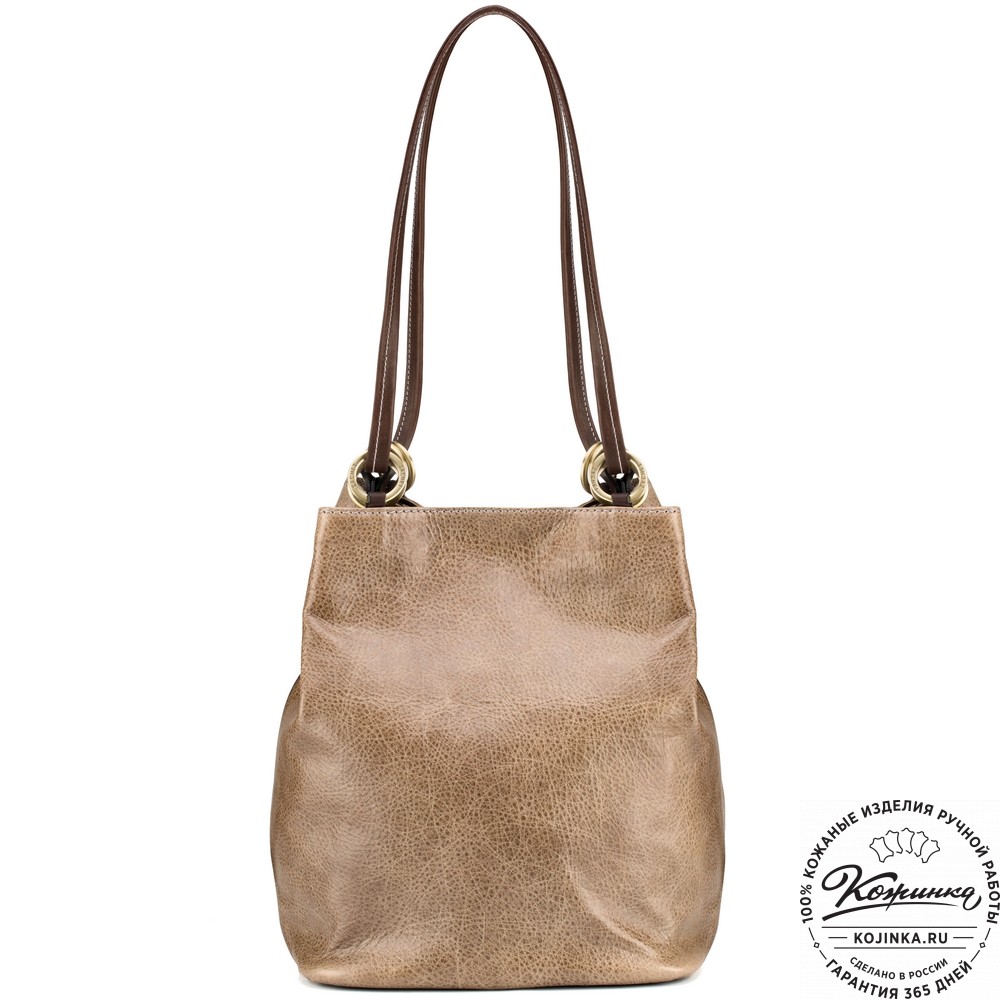 Кожаная сумка "Хлоя" (оливковая)