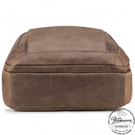 Кожаный рюкзак "Марвин" (какао крейзи)