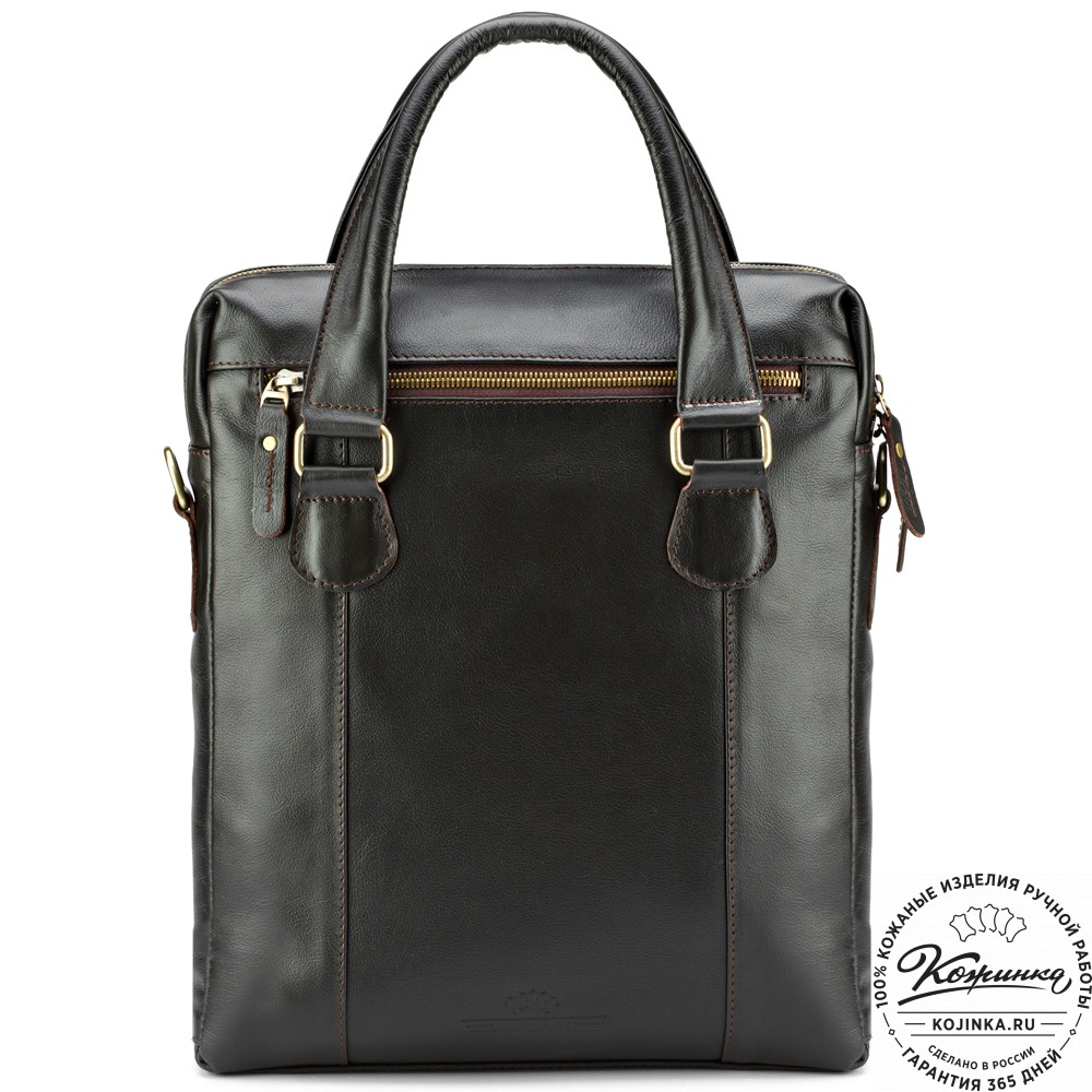 Кожаная сумка "Крюгер" (коричневая)