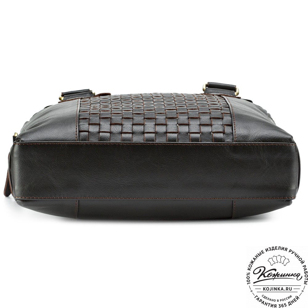 Кожаная сумка "Крюгер" (коричневая)