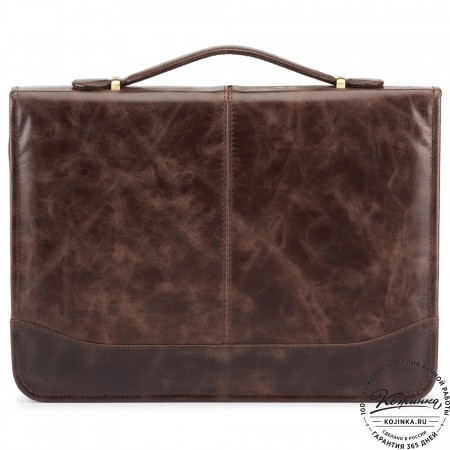 Папка для документов "Атташе" (тёмно-коричневый антик)