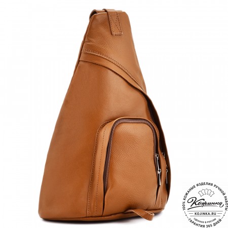 Кожаный рюкзак "Фобос" (орех)