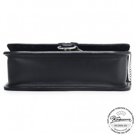 Кожаная сумка ручной работы "Мариарт" (черная)