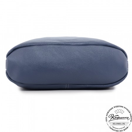  Женская кожаная сумка-трансформер "Ливадия" (джинс) 