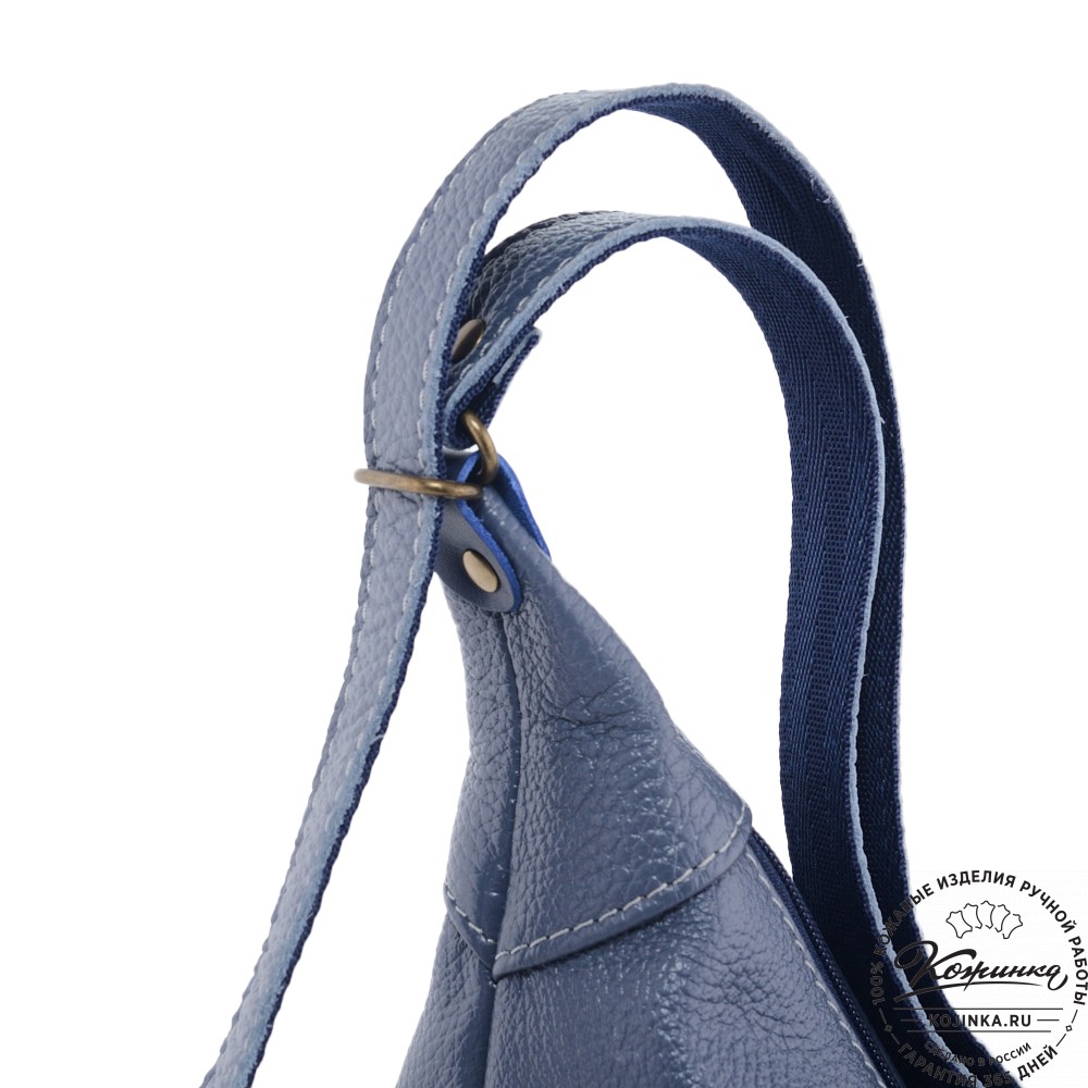  Женская кожаная сумка-трансформер "Ливадия" (джинс) 