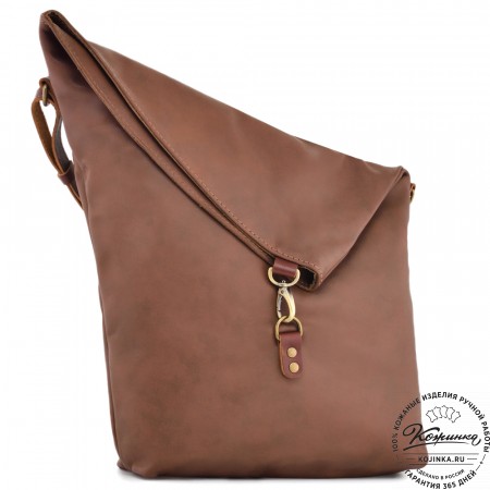  Кожаная сумка "Верона" (коричневая)
