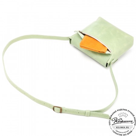  Кожаная сумка "Калифорния Нью" (мята)