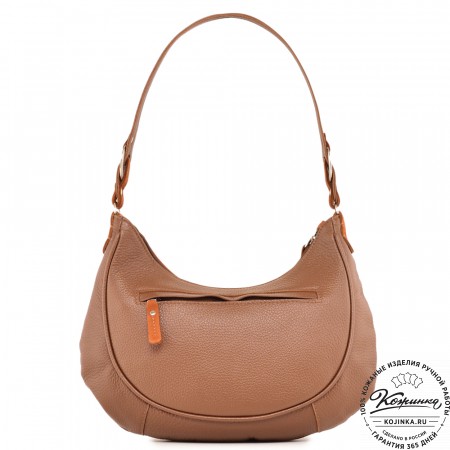 Женская кожаная сумка "Валенсия" (рыжая)