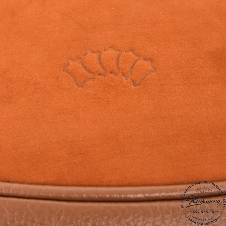 Женская кожаная сумка "Валенсия" (рыжая)