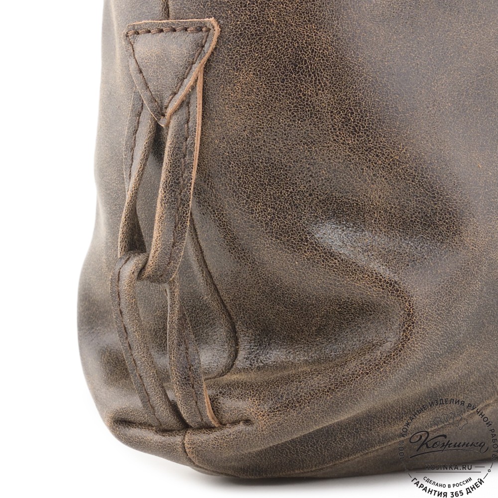 Кожаный рюкзак "Африка" (коричневый наппа)