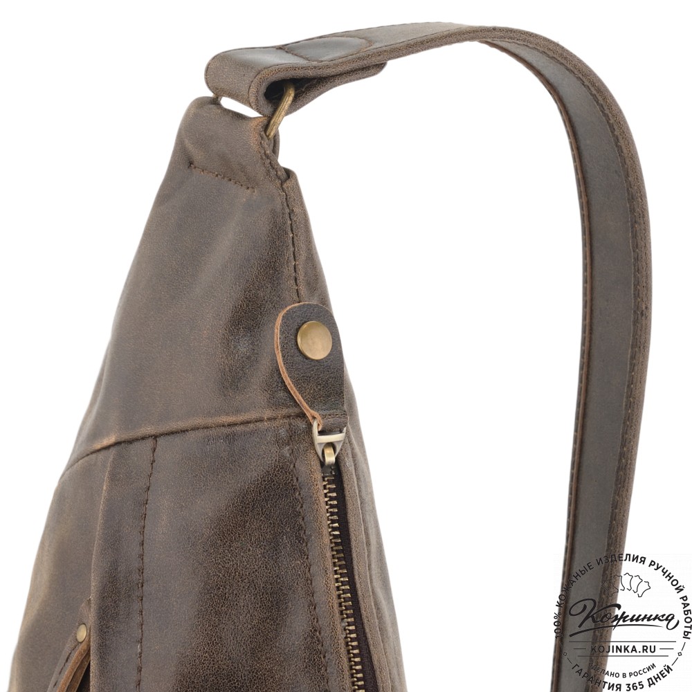 Кожаный рюкзак "Африка" (коричневый наппа)