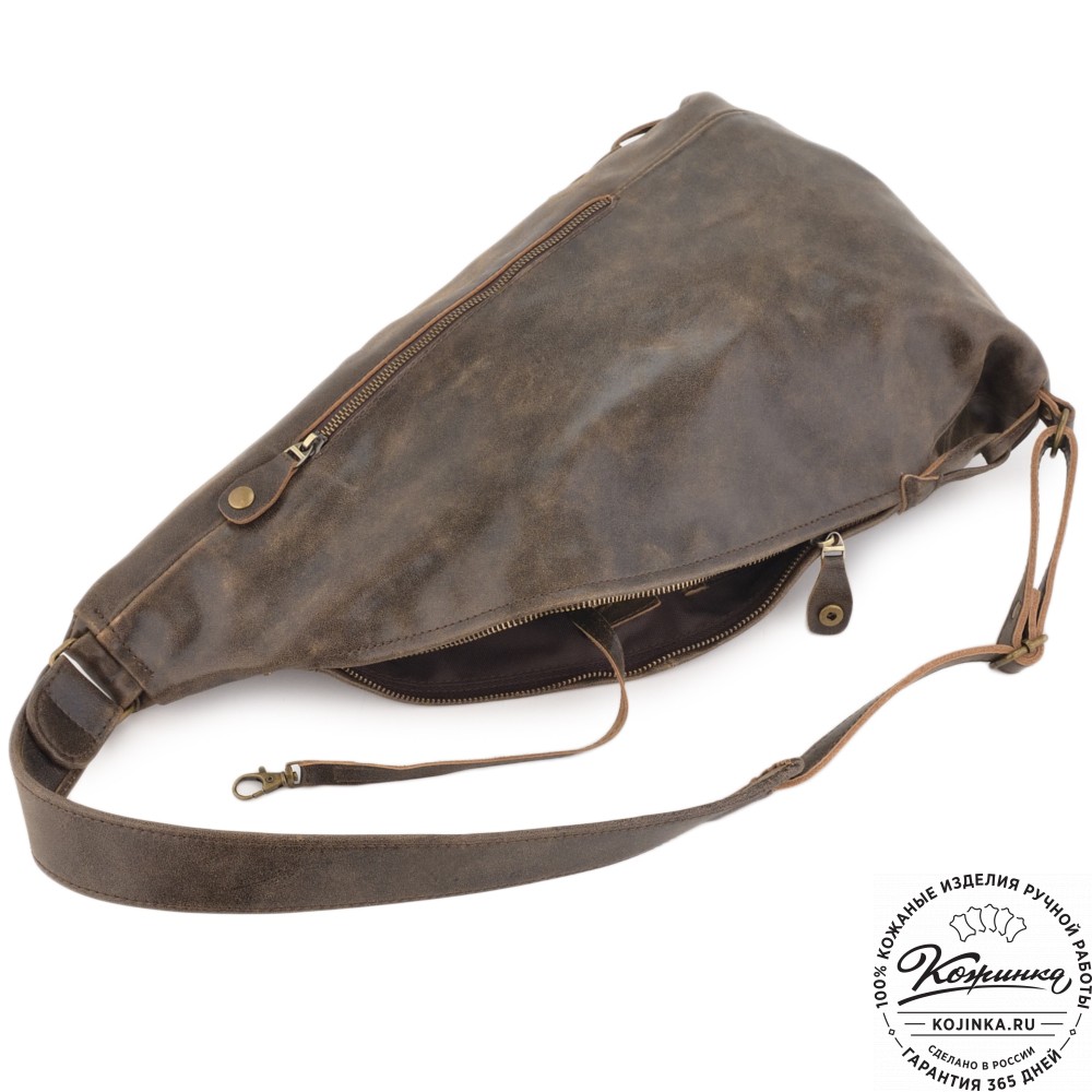 Кожаный рюкзак "Африка" (коричневый наппа)