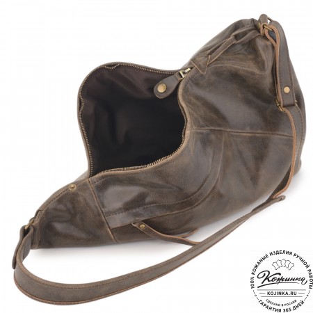 Кожаный рюкзак "Африка" (коричневый наппа)