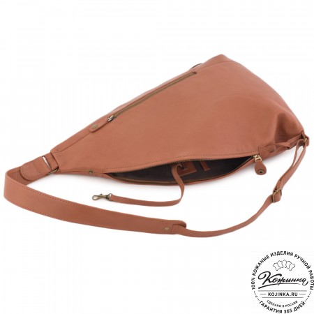 Кожаный рюкзак "Африка" (рыжая гладкая кожа) 