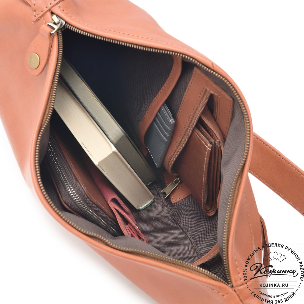 Кожаный рюкзак "Африка" (рыжая гладкая кожа) 