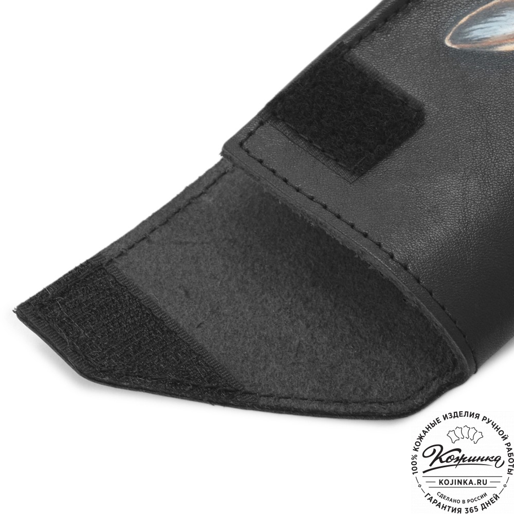 Кожаный футляр для очков "Марокко" "Лис в очках"