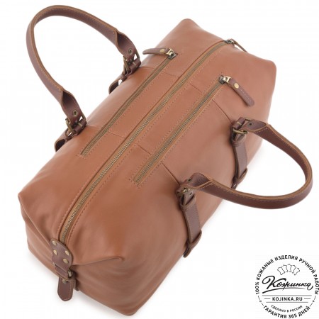 Дорожно-спортивная сумка "Вашингтон" (рыжая)