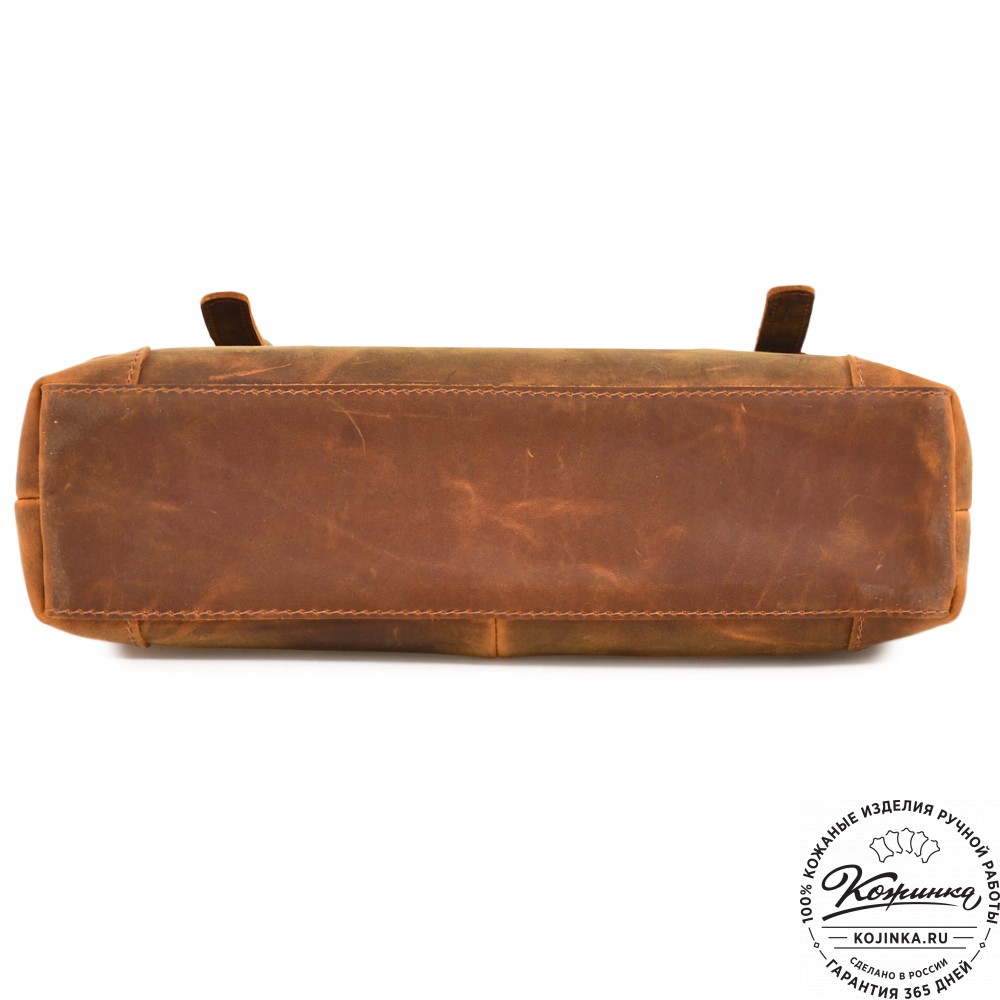  Кожаный портфель "Англетер" (рыжий крейзи)