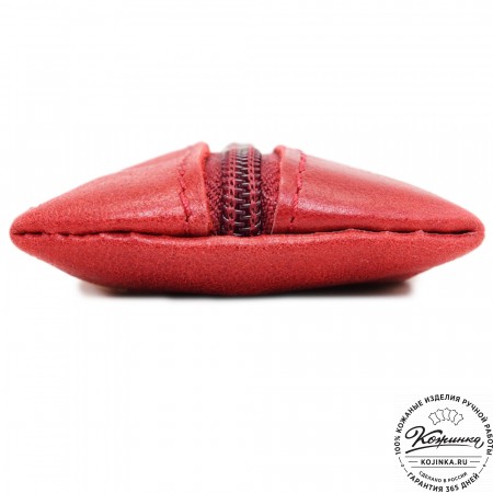 Кожаная ключница «Соло» "Красная королева" (красный)