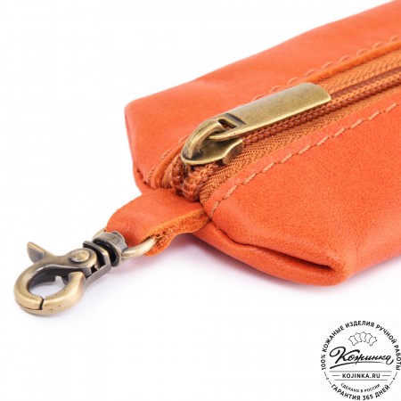 Женская кожаная сумка "Ванесса" (оранж)