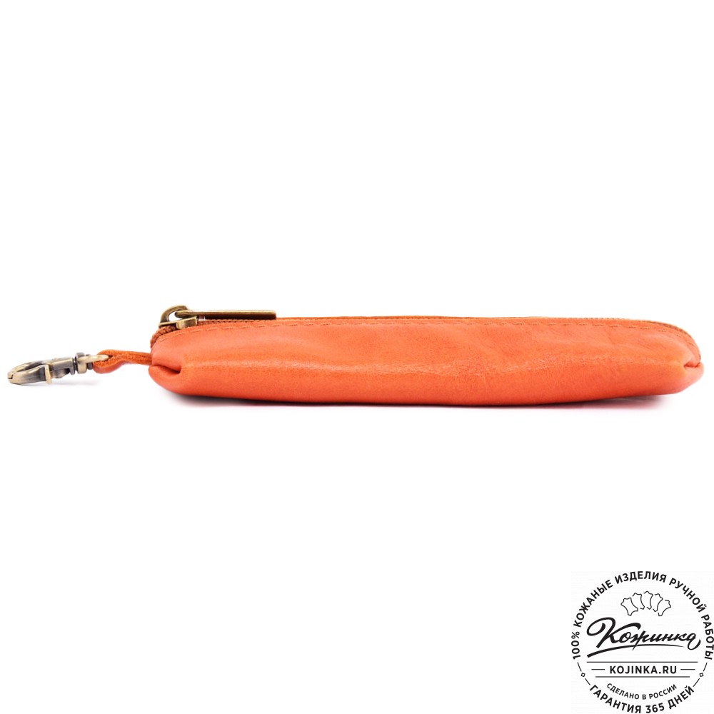 Женская кожаная сумка "Ванесса" (оранж)