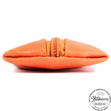 Женская кожаная сумка "Ванесса" (оранж)