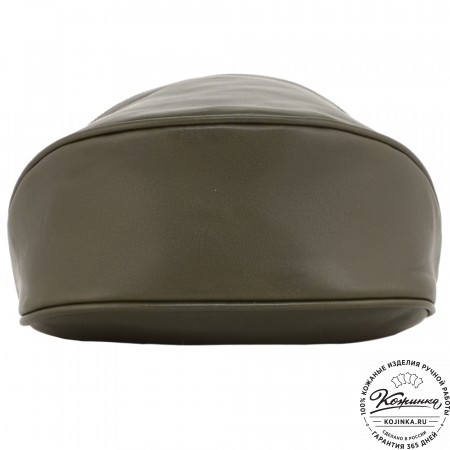 Женская кожаная сумка "Либерти" (хаки)