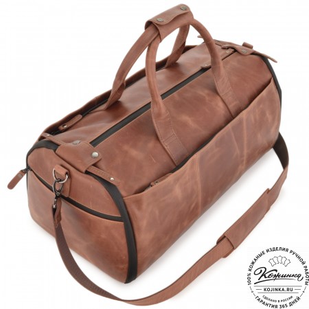 Кожаная сумка-портплед "Титан" (коричневый воск)