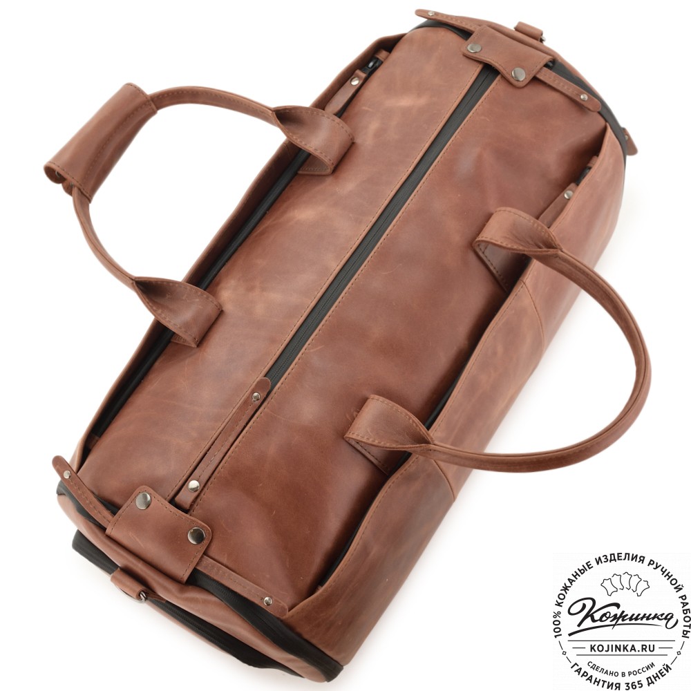 Кожаная сумка-портплед "Титан" (коричневый воск)