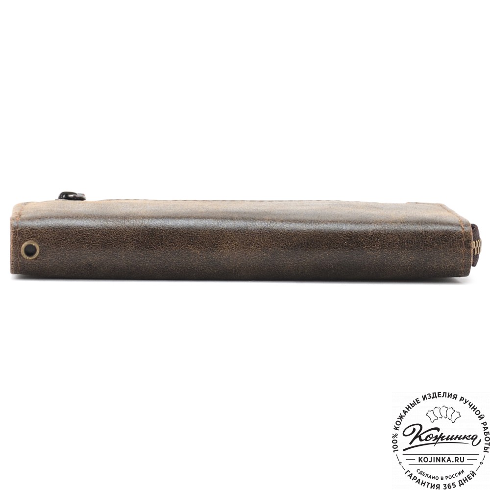 Кожаное портмоне Дублин (коричневая наппа)