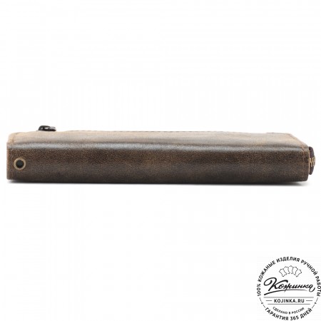 Кожаное портмоне Дублин (коричневая наппа)