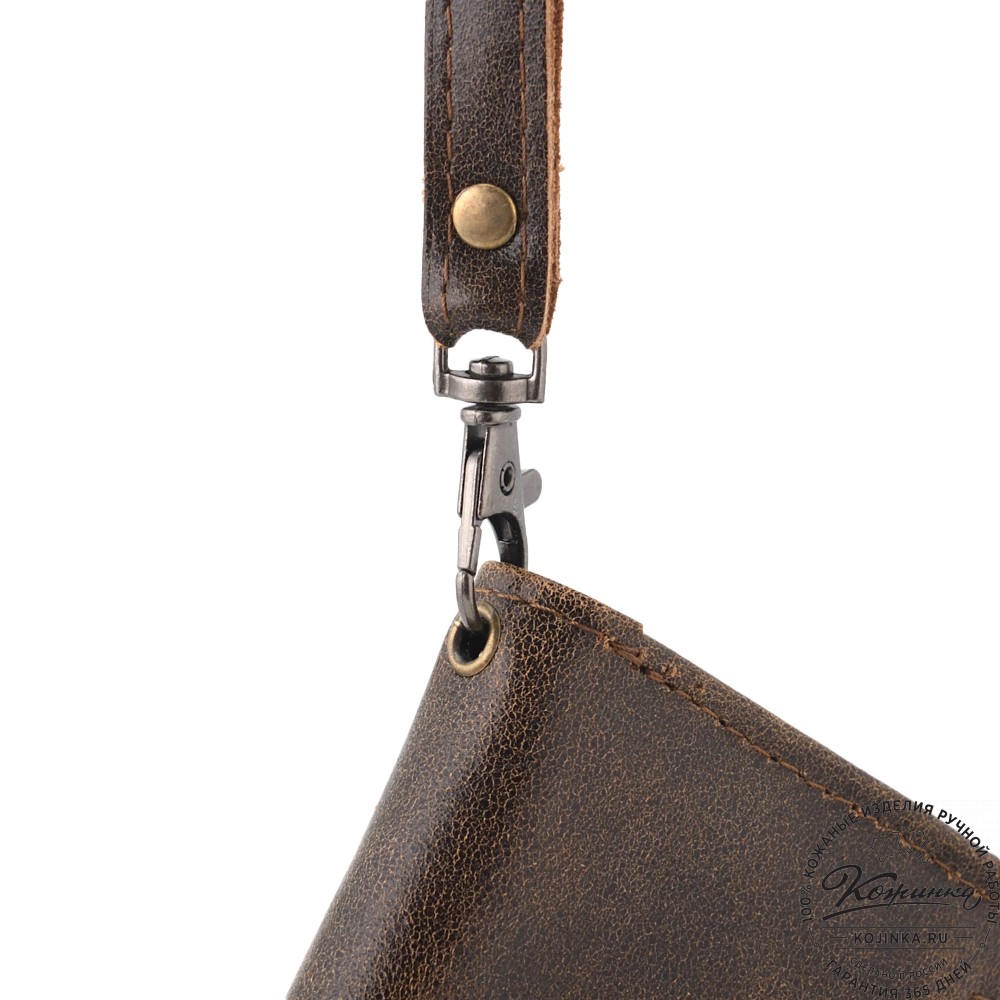 Кожаное портмоне Дублин (коричневая наппа)