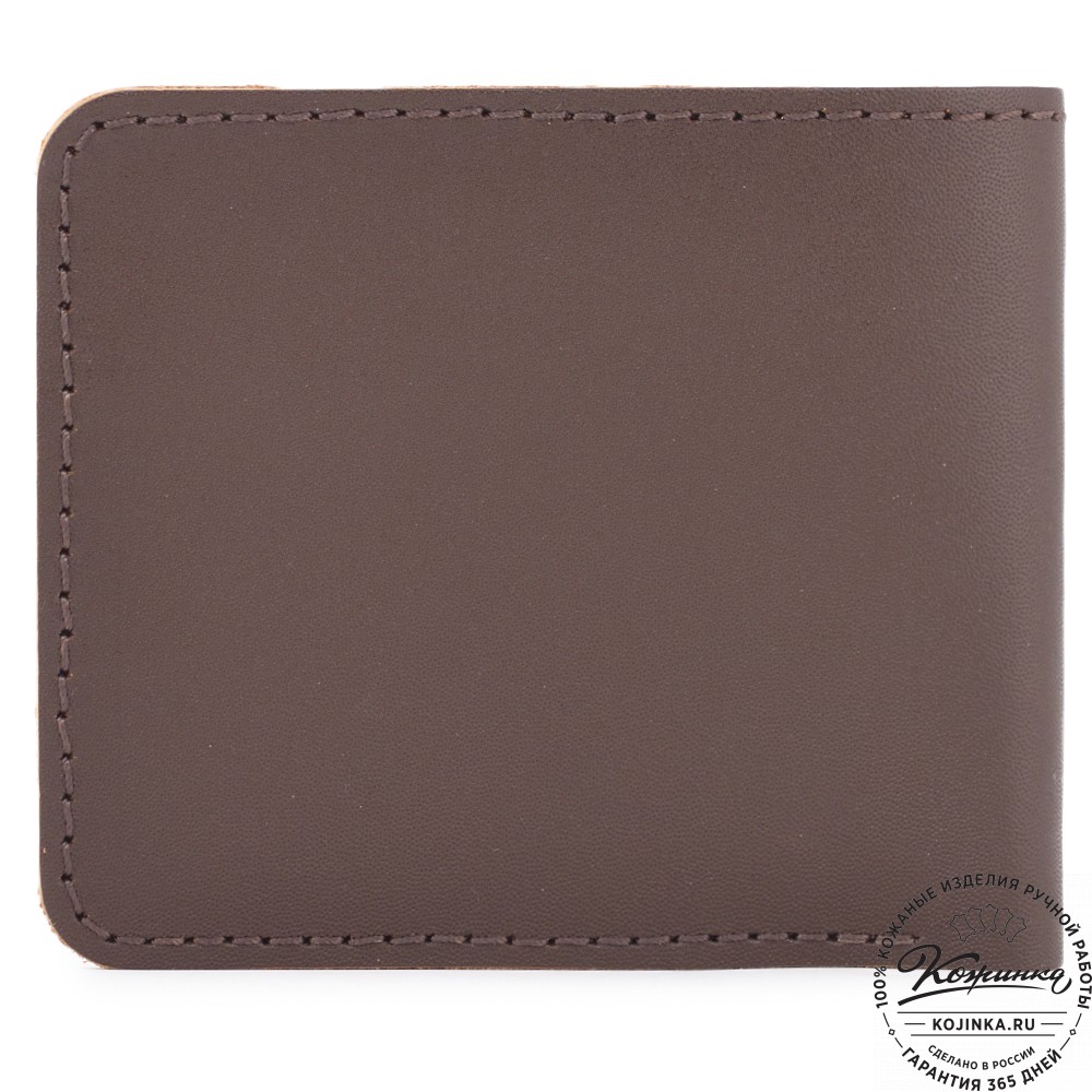 Кожаный бумажник "Рокки" "Лисенок" (коричневый)